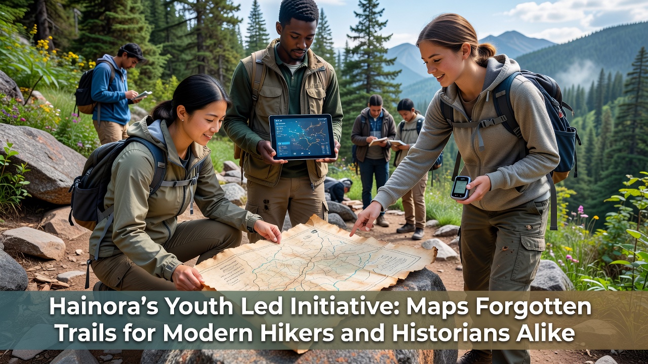Young Volunteers in Hainora Chart Overgrown Historic Routes for Hikers and Researchers
